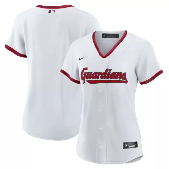 Women's Cleveland Guardians Nike White Home Replica 2.0 Jersey Women's Cleveland Guardians Nike White Home Replica 2.0 Jersey