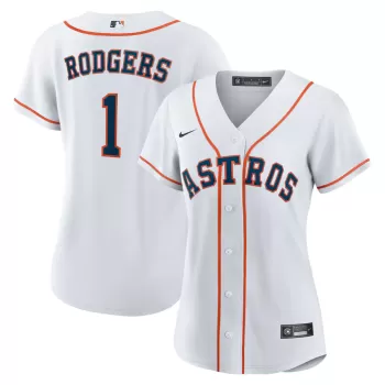 Women's Houston Astros Brendan Rodgers Nike White Home Replica Jersey Women's Houston Astros Brendan Rodgers Nike White Home Replica Jersey