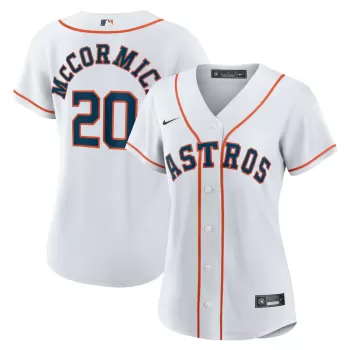 Women's Houston Astros Chas McCormick Nike White Home Replica Player Jersey Women's Houston Astros Chas McCormick Nike White Home Replica Player Jersey