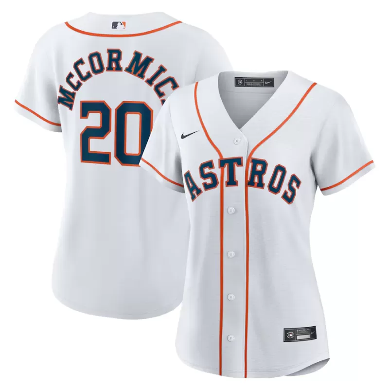 Women's Houston Astros Chas McCormick Nike White Home Replica Player Jersey Women's Houston Astros Chas McCormick Nike White Home Replica Player Jersey