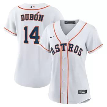 Women's Houston Astros Mauricio Dubón Nike White Home Replica Jersey Women's Houston Astros Mauricio Dubón Nike White Home Replica Jersey