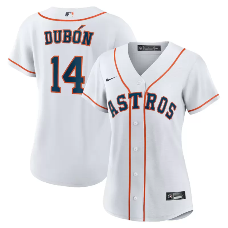 Women's Houston Astros Mauricio Dubón Nike White Home Replica Jersey