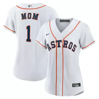 Women's Houston Astros Nike White #1 Mom Home Replica Jersey Women's Houston Astros Nike White #1 Mom Home Replica Jersey