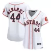 Women's Houston Astros Yordan Alvarez Nike White Home Limited Jersey