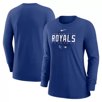 Women's Kansas City Royals Nike Royal Authentic Collection Legend Performance Long Sleeve T-Shirt Women's Kansas City Royals Nike Royal Authentic Collection Legend Performance Long Sleeve T-Shirt