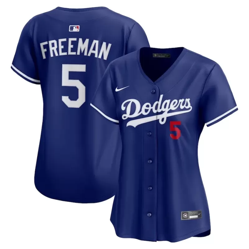 Women's Los Angeles Dodgers Freddie Freeman Nike Royal Alternate 2 Limited Jersey Women's Los Angeles Dodgers Freddie Freeman Nike Royal Alternate 2 Limited Jersey