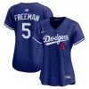 Women's Los Angeles Dodgers Freddie Freeman Nike Royal Alternate 2 Limited Jersey Women's Los Angeles Dodgers Freddie Freeman Nike Royal Alternate 2 Limited Jersey