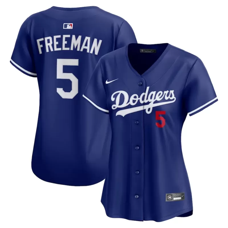 Women's Los Angeles Dodgers Freddie Freeman Nike Royal Alternate 2 Limited Jersey Women's Los Angeles Dodgers Freddie Freeman Nike Royal Alternate 2 Limited Jersey