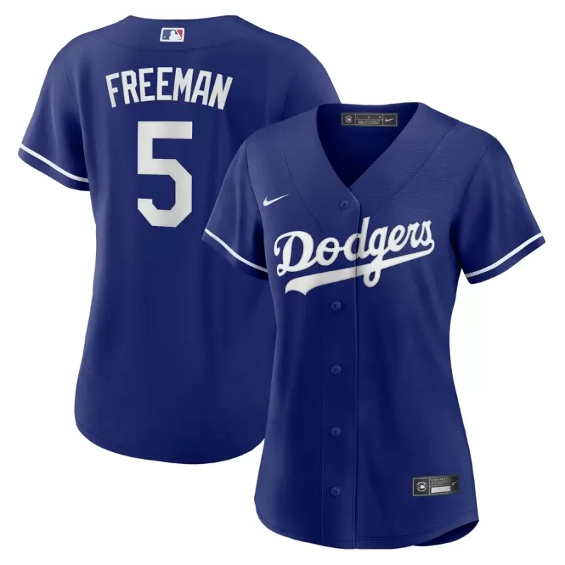 Women's Los Angeles Dodgers Freddie Freeman Nike Royal Alternate Replica Player Jersey Women's Los Angeles Dodgers Freddie Freeman Nike Royal Alternate Replica Player Jersey