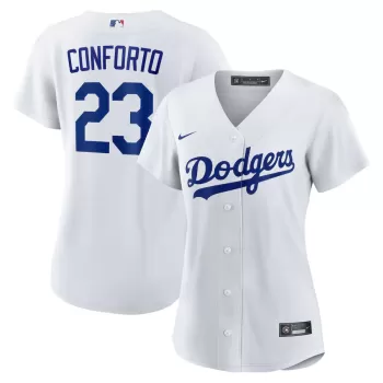Women's Los Angeles Dodgers Michael Conforto Nike White Home Replica Jersey Women's Los Angeles Dodgers Michael Conforto Nike White Home Replica Jersey