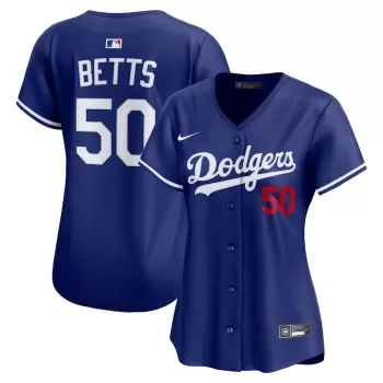 Women's Los Angeles Dodgers Mookie Betts Nike Royal Alternate 2 Limited Player Jersey Women's Los Angeles Dodgers Mookie Betts Nike Royal Alternate 2 Limited Player Jersey