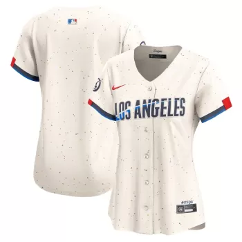 Women's Los Angeles Dodgers Nike Cream City Connect Limited Jersey Women's Los Angeles Dodgers Nike Cream City Connect Limited Jersey