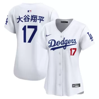 Women's Los Angeles Dodgers Shohei Ohtani Nike White Home Limited Jersey Women's Los Angeles Dodgers Shohei Ohtani Nike White Home Limited Jersey