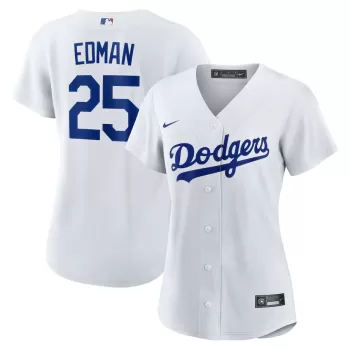 Women's Los Angeles Dodgers Tommy Edman Nike White Home Replica Jersey Women's Los Angeles Dodgers Tommy Edman Nike White Home Replica Jersey