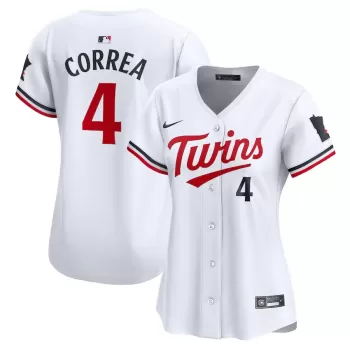 Women's Minnesota Twins Carlos Correa Nike White Home Limited Player Jersey Women's Minnesota Twins Carlos Correa Nike White Home Limited Player Jersey