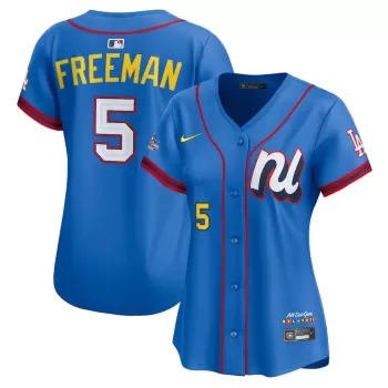 Women's National League Freddie Freeman Nike Blue 2025 All-Star Edition Limited Player Jersey Women's National League Freddie Freeman Nike Blue 2025 All-Star Edition Limited Player Jersey