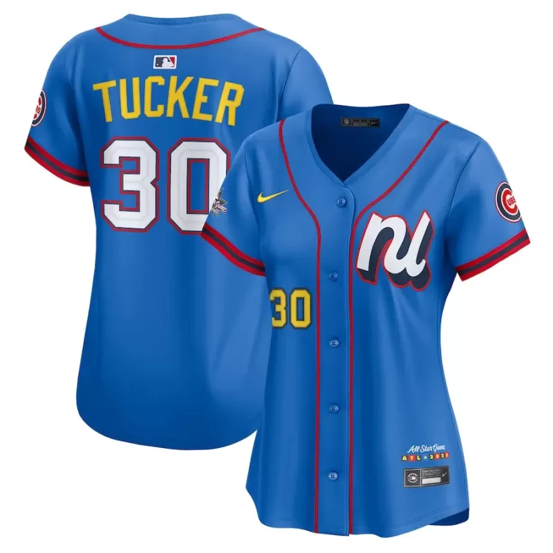 Women's National League Kyle Tucker Nike Blue 2025 All-Star Edition Limited Player Jersey Women's National League Kyle Tucker Nike Blue 2025 All-Star Edition Limited Player Jersey