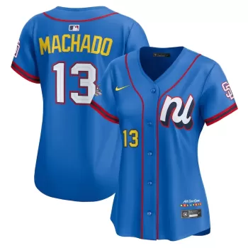 Women's National League Manny Machado Nike Blue 2025 All-Star Edition Limited Player Jersey Women's National League Manny Machado Nike Blue 2025 All-Star Edition Limited Player Jersey