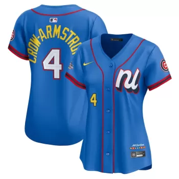 Women's National League Pete Crow-Armstrong Nike Blue 2025 All-Star Edition Limited Player Jersey Women's National League Pete Crow-Armstrong Nike Blue 2025 All-Star Edition Limited Player Jersey