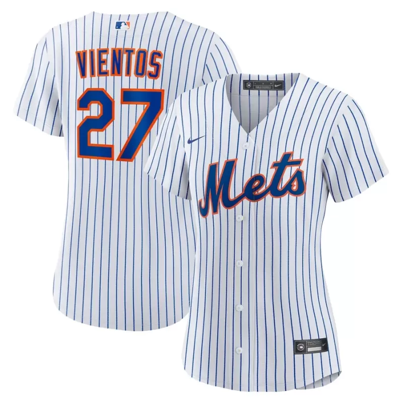 Women's New York Mets Mark Vientos Nike White Home Replica Jersey Women's New York Mets Mark Vientos Nike White Home Replica Jersey