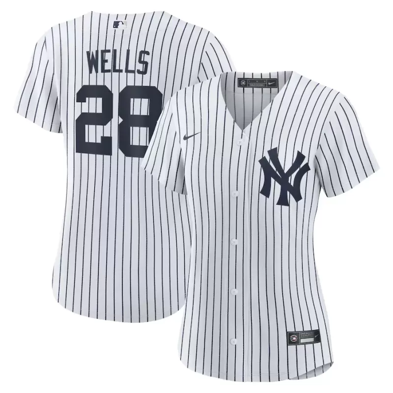 Women's New York Yankees Austin Wells Nike White Home Replica Jersey