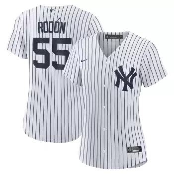 Women's New York Yankees Carlos Rodon Nike White Home Replica Jersey Women's New York Yankees Carlos Rodon Nike White Home Replica Jersey