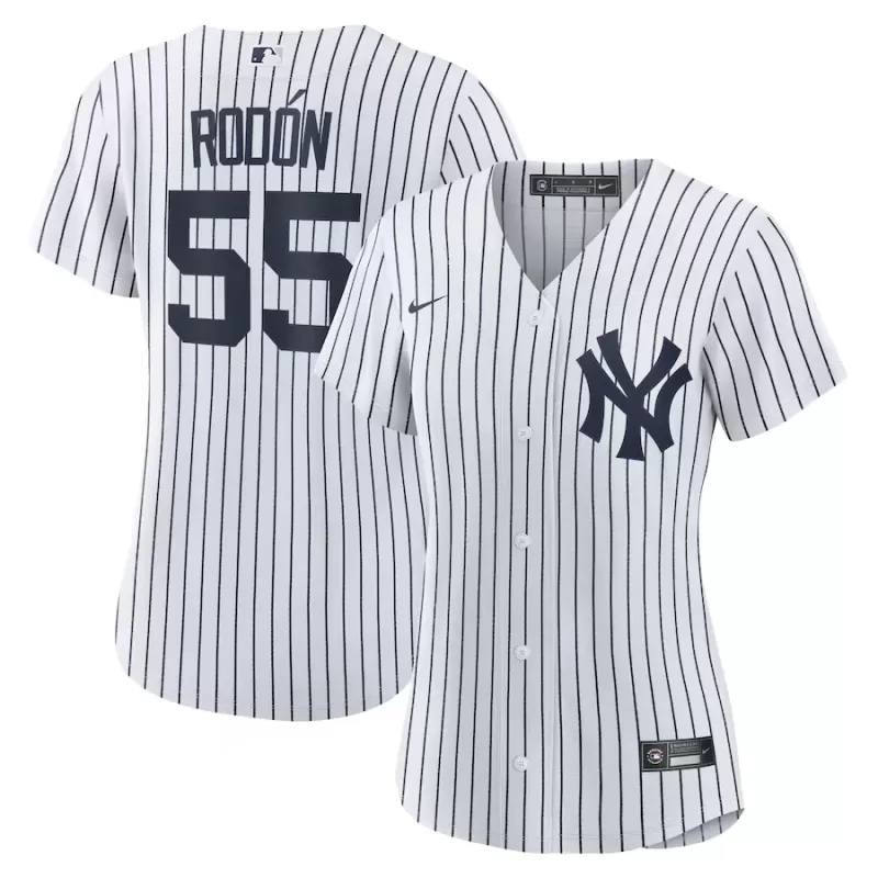 Women's New York Yankees Carlos Rodon Nike White Home Replica Jersey