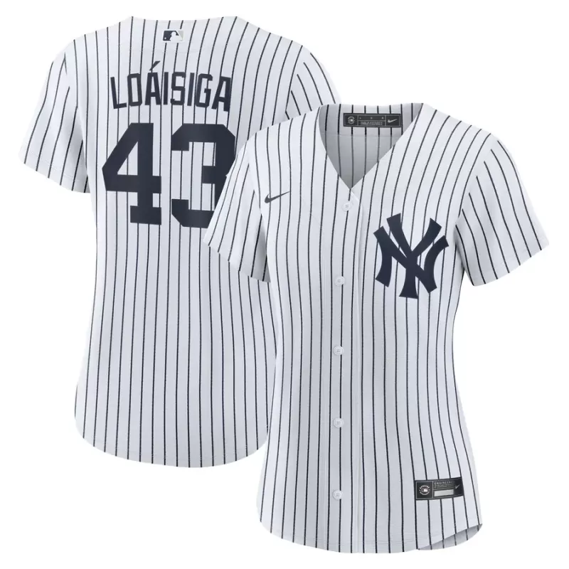 Women's New York Yankees Jonathan Loáisiga Nike White Home Replica Jersey
