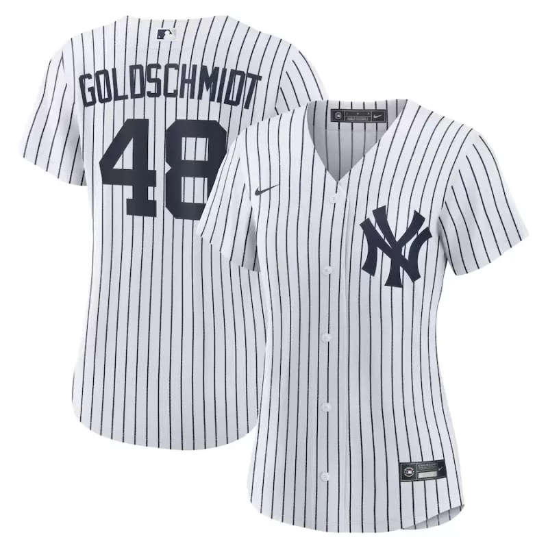 Women's New York Yankees Paul Goldschmidt Nike White Home Replica Jersey Women's New York Yankees Paul Goldschmidt Nike White Home Replica Jersey