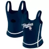 Women's New York Yankees WEAR by Erin Andrews Navy Square Neck Tank Top