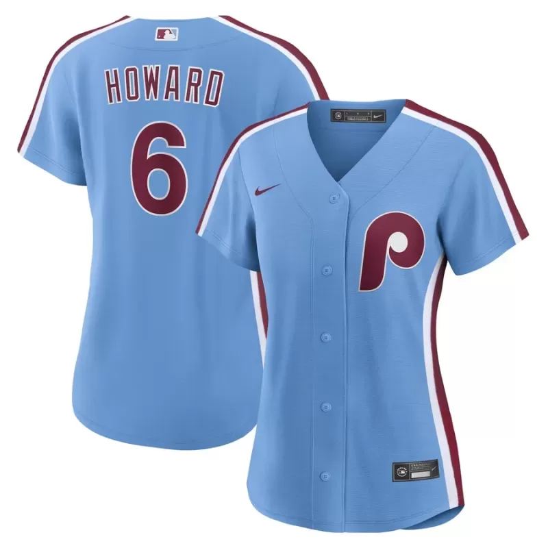 Women's Philadelphia Phillies Ryan Howard Nike Light Blue Replica Jersey Women's Philadelphia Phillies Ryan Howard Nike Light Blue Replica Jersey