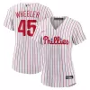 Women's Philadelphia Phillies Zack Wheeler Nike White Home Replica Jersey