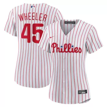 Women's Philadelphia Phillies Zack Wheeler Nike White Home Replica Jersey
