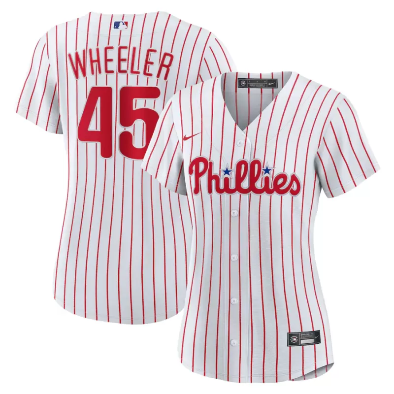 Women's Philadelphia Phillies Zack Wheeler Nike White Home Replica Jersey Women's Philadelphia Phillies Zack Wheeler Nike White Home Replica Jersey