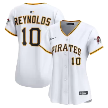 Women's Pittsburgh Pirates Bryan Reynolds Nike White Home Limited Jersey Women's Pittsburgh Pirates Bryan Reynolds Nike White Home Limited Jersey
