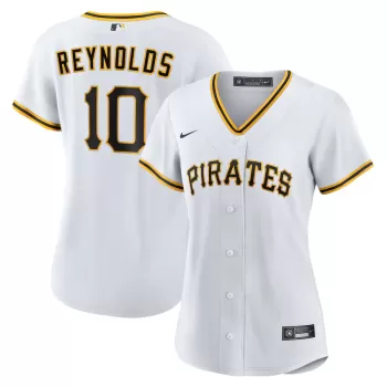 Women's Pittsburgh Pirates Bryan Reynolds Nike White Home Replica Jersey Women's Pittsburgh Pirates Bryan Reynolds Nike White Home Replica Jersey