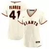 Women's San Francisco Giants Wilmer Flores Nike White Home Replica Jersey