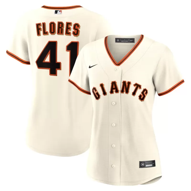 Women's San Francisco Giants Wilmer Flores Nike White Home Replica Jersey Women's San Francisco Giants Wilmer Flores Nike White Home Replica Jersey