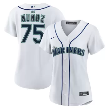 Women's Seattle Mariners Andres Munoz Nike White Home Replica Jersey Women's Seattle Mariners Andres Munoz Nike White Home Replica Jersey