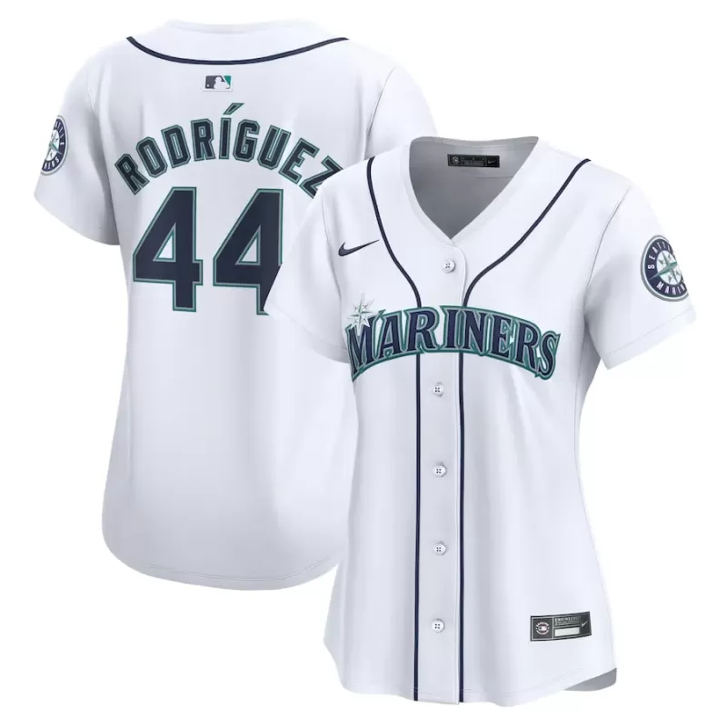 Women's Seattle Mariners Julio Rodríguez Nike White Home Limited Player Jersey Women's Seattle Mariners Julio Rodríguez Nike White Home Limited Player Jersey