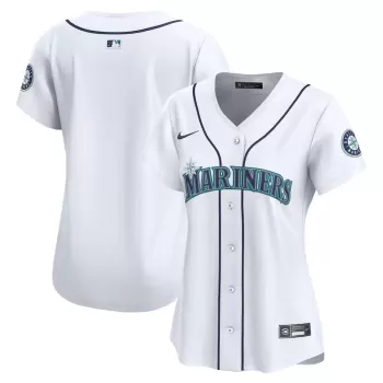 Women's Seattle Mariners Nike White Home Limited Jersey Women's Seattle Mariners Nike White Home Limited Jersey