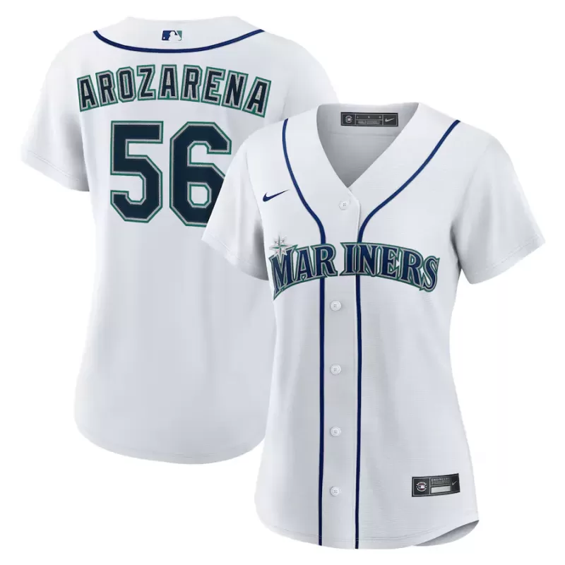 Women's Seattle Mariners Randy Arozarena Nike White Home Replica Jersey Women's Seattle Mariners Randy Arozarena Nike White Home Replica Jersey