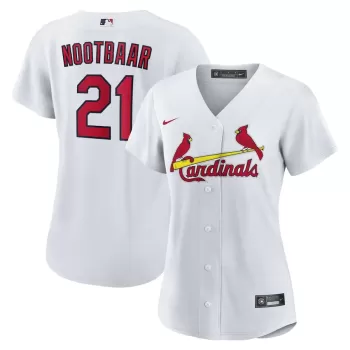Women's St. Louis Cardinals Lars Nootbaar Nike White Home Replica Jersey Women's St. Louis Cardinals Lars Nootbaar Nike White Home Replica Jersey