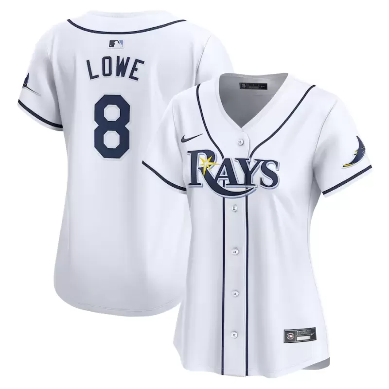Women's Tampa Bay Rays Brandon Lowe Nike White Home Limited Player Jersey Women's Tampa Bay Rays Brandon Lowe Nike White Home Limited Player Jersey