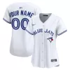 Women's Toronto Blue Jays Nike White Home Limited Custom Jersey