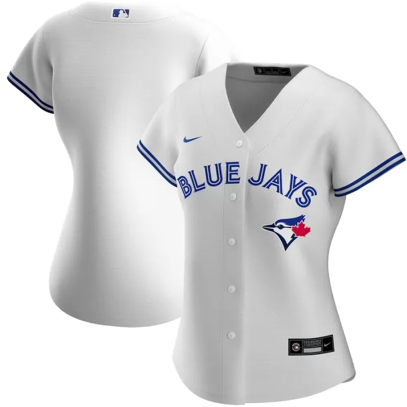 Women's Toronto Blue Jays Nike White Home Replica Team Jersey Women's Toronto Blue Jays Nike White Home Replica Team Jersey