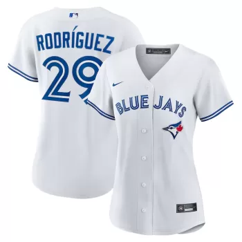 Women's Toronto Blue Jays Yariel Rodriguez Nike White Home Replica Jersey Women's Toronto Blue Jays Yariel Rodriguez Nike White Home Replica Jersey