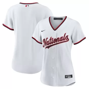 Women's Washington Nationals Nike White Home Replica 2.0 Jersey
