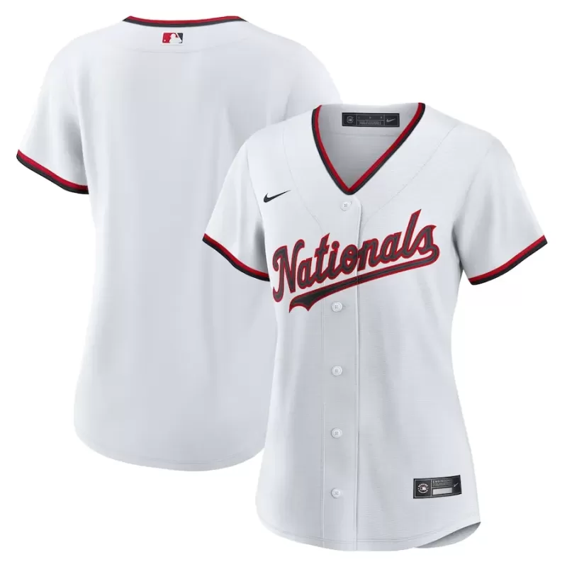 Women's Washington Nationals Nike White Home Replica 2.0 Jersey Women's Washington Nationals Nike White Home Replica 2.0 Jersey