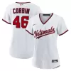 Women's Washington Nationals Patrick Corbin Nike White Home 2.0 Replica Jersey